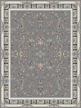 فرش 700 شانه رنگی کد 2301 فردین